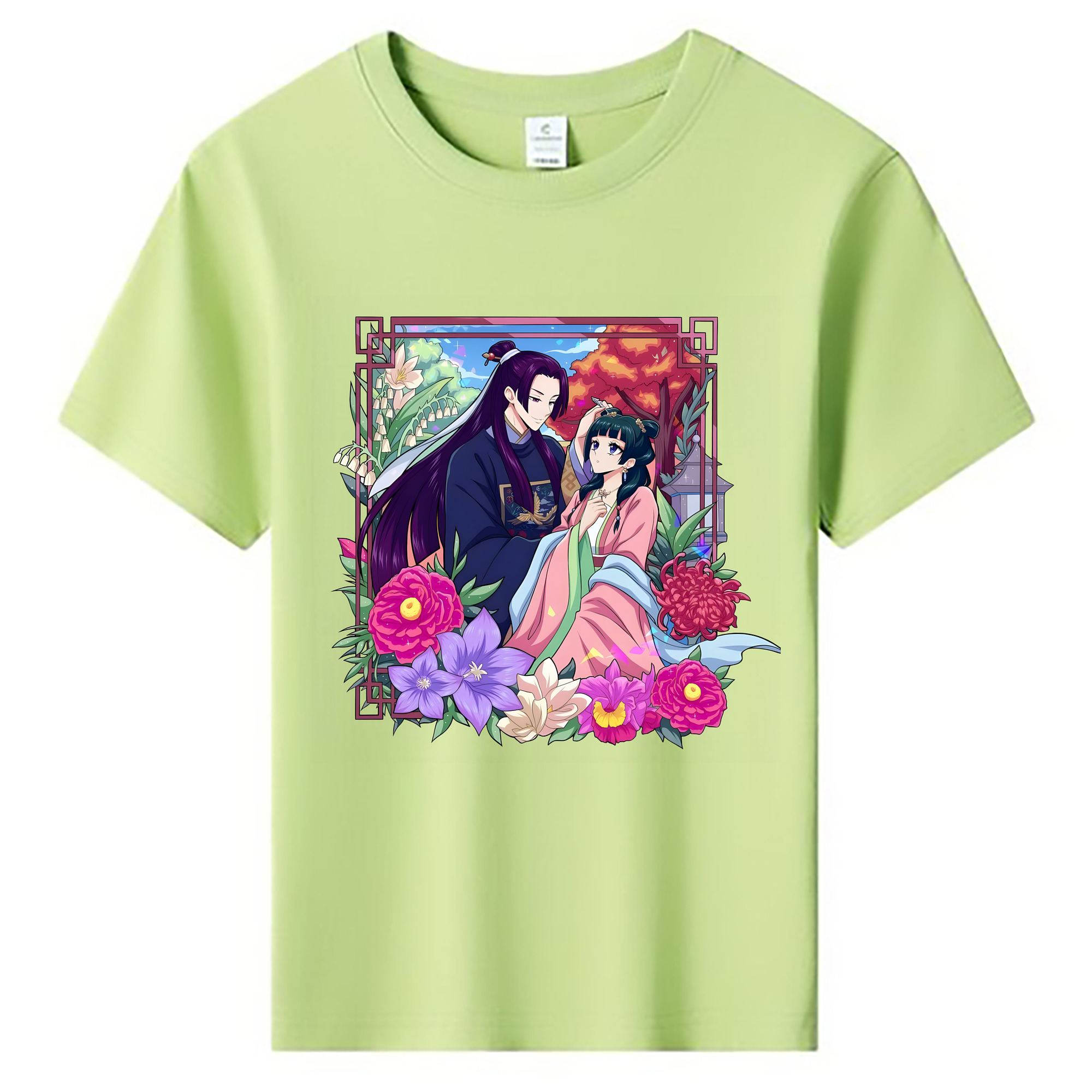 （画像用） 薬屋のひとりごと The Apothecary Diaries 綿100％キッズTシャツ（フロントプリント）